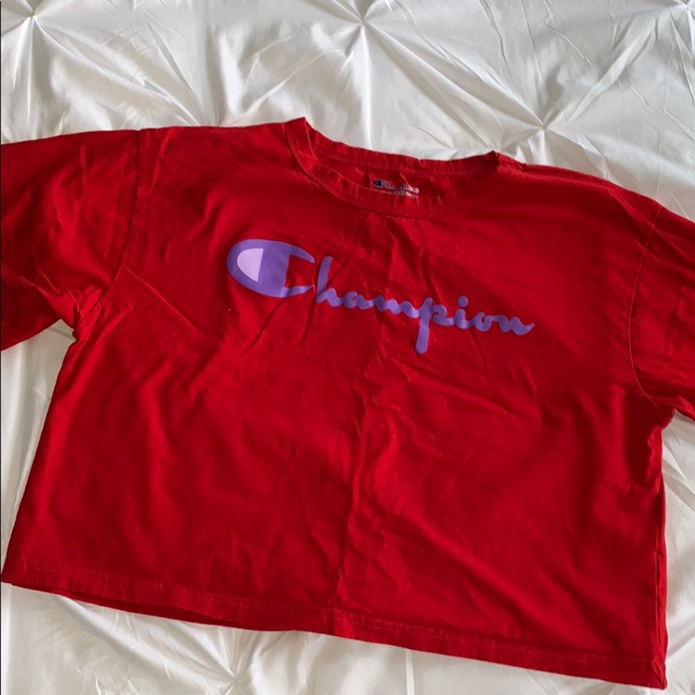 Champion crop top, GUC! Size L.